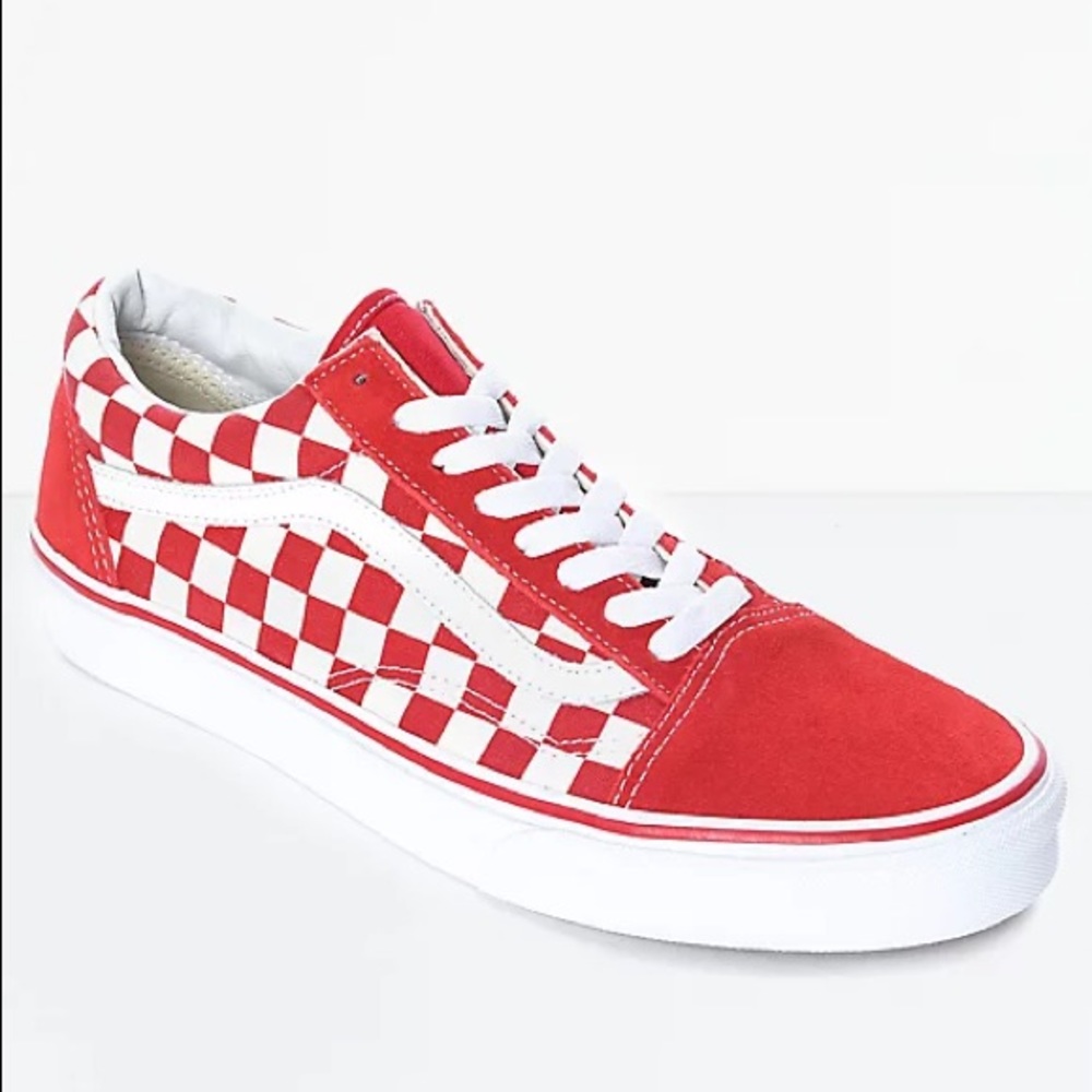 Red Checkered Vans ❤️ - Picture 2 of 3